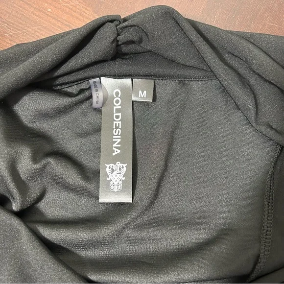 NWT Coldesina Bailey Jumpsuit Black Sz M - Picture 6 of 11